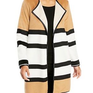 New With Tags. Black, white and tan jacket.